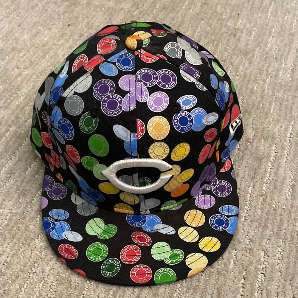 Cincinnati Reds Poker Chip New Era Fitted Cap